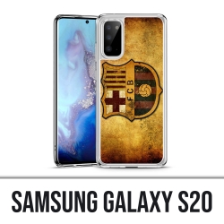 Coque Samsung Galaxy S20 - Barcelone Vintage Football