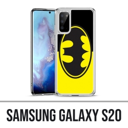 Coque Samsung Galaxy S20 - Batman Logo Classic Jaune Noir
