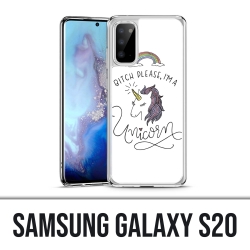 Samsung Galaxy S20 Case - Hündin bitte Einhorn Einhorn