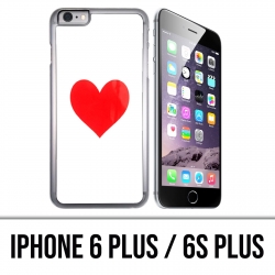 Funda para iPhone 6 Plus / 6S Plus - Corazón rojo