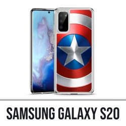 Coque Samsung Galaxy S20 - Bouclier Captain America Avengers