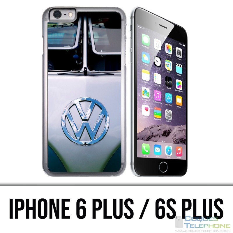 Coque iPhone 6 PLUS / 6S PLUS - Combi Gris Vw Volkswagen