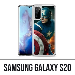 Funda Samsung Galaxy S20 - Captain America Comics Avengers