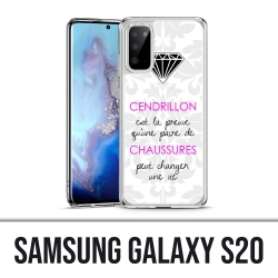 Custodia Samsung Galaxy S20 - Cinderella Quote