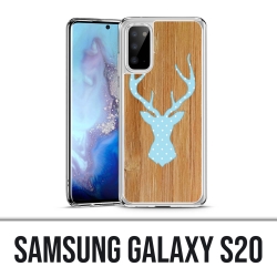 Coque Samsung Galaxy S20 - Cerf Bois Oiseau