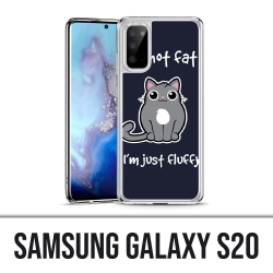 Samsung Galaxy S20 Case - Chat Not Fat Just Fluffy