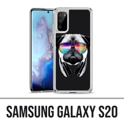 Funda Samsung Galaxy S20 - Dog Pug Dj