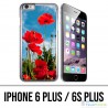 Custodia per iPhone 6 Plus / 6S Plus - Papaveri 1