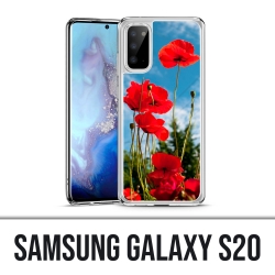 Samsung Galaxy S20 Hülle - Mohn 1