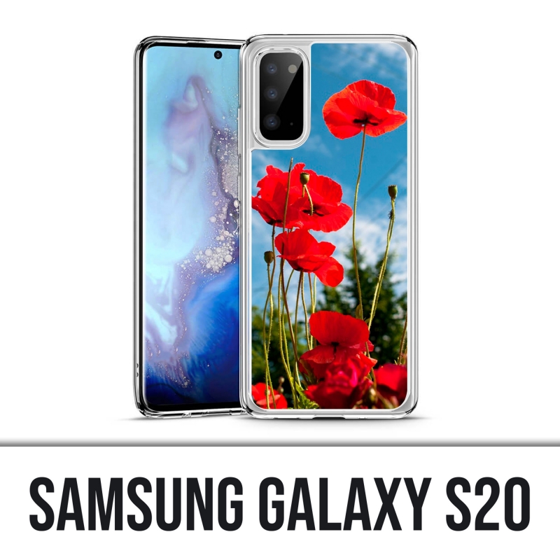 Samsung Galaxy S20 Hülle - Mohn 1