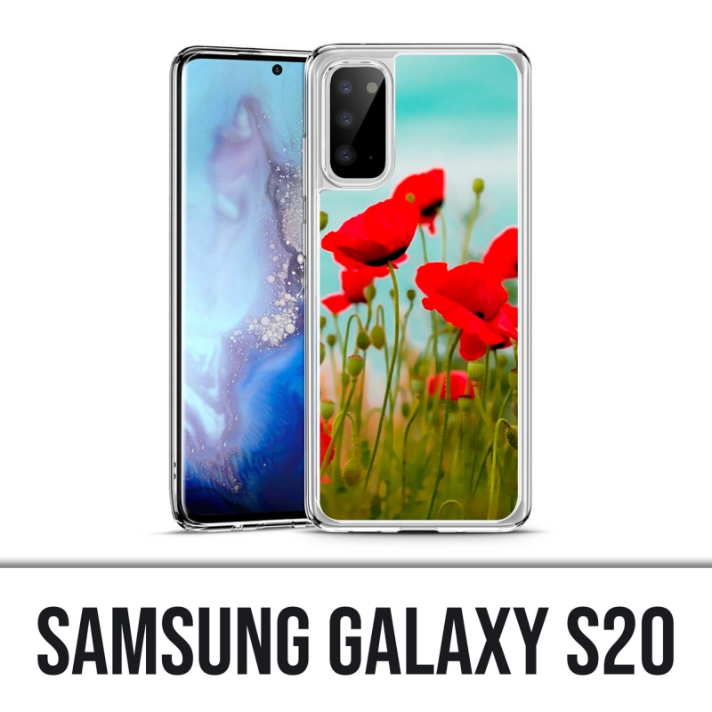 Samsung Galaxy S20 case - Poppies 2