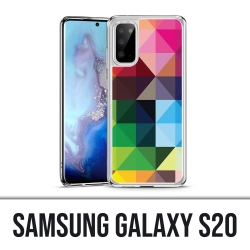 Coque Samsung Galaxy S20 - Cubes-Multicolores