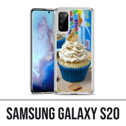 Coque Samsung Galaxy S20 - Cupcake Bleu