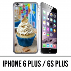 Custodia per iPhone 6 Plus / 6S Plus - Cupcake blu