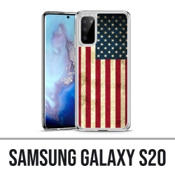 Coque Samsung Galaxy S20 - Drapeau Usa