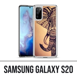 Samsung Galaxy S20 Case - Vintage Aztec Elephant