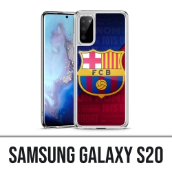 Funda Samsung Galaxy S20 - Football Fc Barcelona Logo