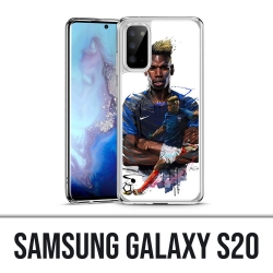 Funda Samsung Galaxy S20 - Fútbol Francia Pogba Drawing