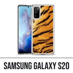 Coque Samsung Galaxy S20 - Fourrure Tigre