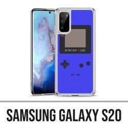 Samsung Galaxy S20 Hülle - Game Boy Farbe Blau