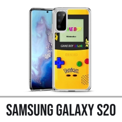 Custodia Samsung Galaxy S20 - Pokémon Game Pikachu di colore giallo