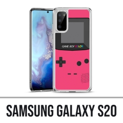Coque Samsung Galaxy S20 - Game Boy Color Rose