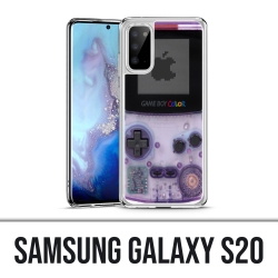 Samsung Galaxy S20 Hülle - Game Boy Farbe Violett