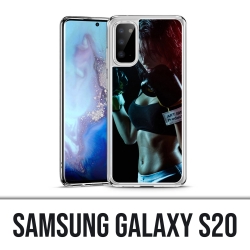 Coque Samsung Galaxy S20 - Girl Boxe