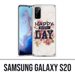 Custodia Samsung Galaxy S20 - Happy Every Days Roses