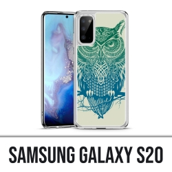 Coque Samsung Galaxy S20 - Hibou Abstrait