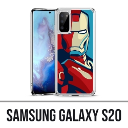 Coque Samsung Galaxy S20 - Iron Man Design Affiche