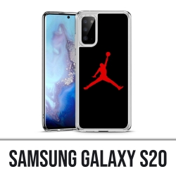Coque Samsung Galaxy S20 - Jordan Basketball Logo Noir
