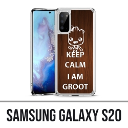 Samsung Galaxy S20 Hülle - Keep Calm Groot