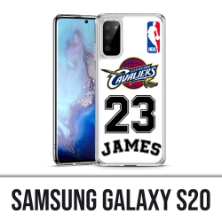 Coque Samsung Galaxy S20 - Lebron James Blanc