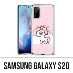 Samsung Galaxy S20 Hülle - Kawaii Einhorn
