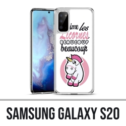 Samsung Galaxy S20 Hülle - Einhörner