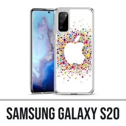 Coque Samsung Galaxy S20 - Logo Apple Multicolore