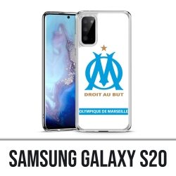 Samsung Galaxy S20 case - Om Marseille Logo White