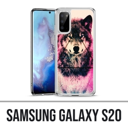 Coque Samsung Galaxy S20 - Loup Triangle