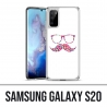 Coque Samsung Galaxy S20 - Lunettes Moustache