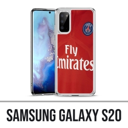 Custodia Samsung Galaxy S20 - Jersey rosso Psg