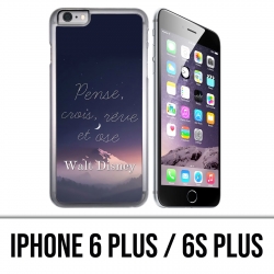 IPhone 6 Plus / 6S Plus Hülle - Disney Zitat Think Think Reve