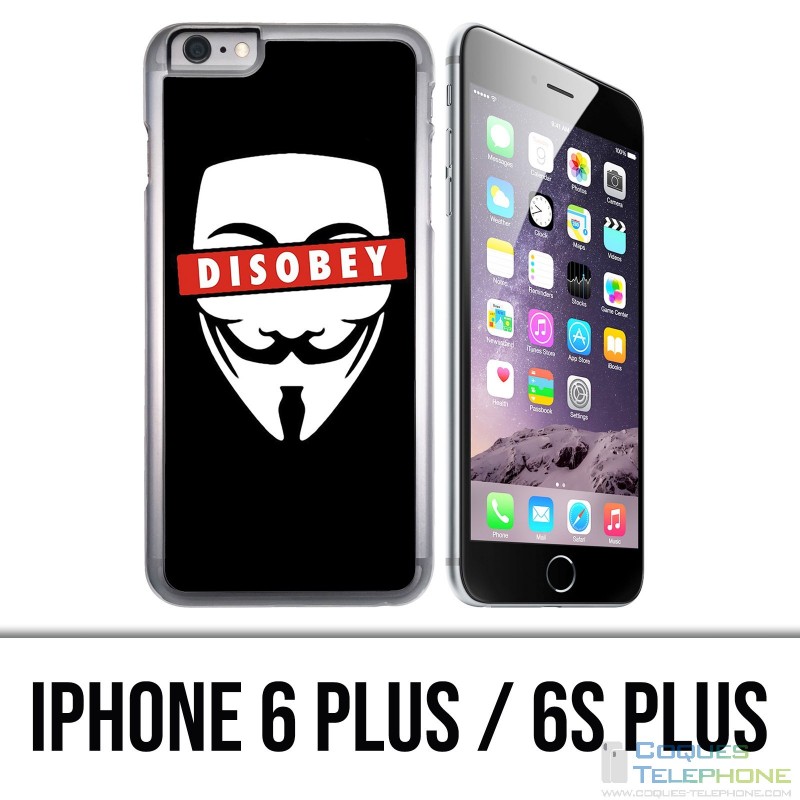Custodia per iPhone 6 Plus / 6S Plus - Disobey Anonymous