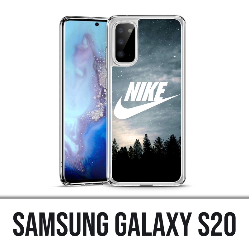 Coque Samsung Galaxy S20 - Nike Logo Wood