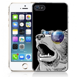 Phone case Bear glasses