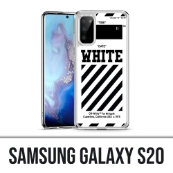 Funda Samsung Galaxy S20 - Blanco roto Blanco