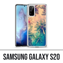 Coque Samsung Galaxy S20 - Palmiers