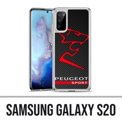 Samsung Galaxy S20 Hülle - Peugeot Sport Logo