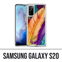 Samsung Galaxy S20 Hülle - Federn