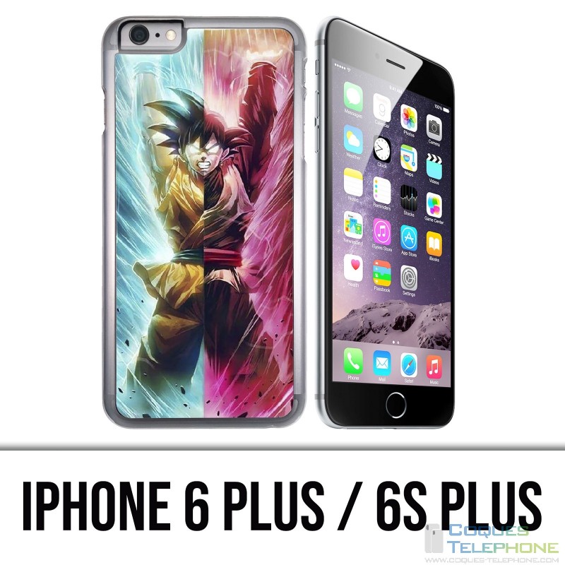 Funda para iPhone 6 Plus / 6S Plus - Dragon Ball Black Goku Cartoon
